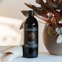 Load image into Gallery viewer, The Health Factory Nano Zinc/Copper 500ml lifestyle
